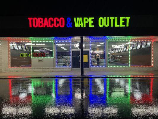 A tobacco and vape outlet