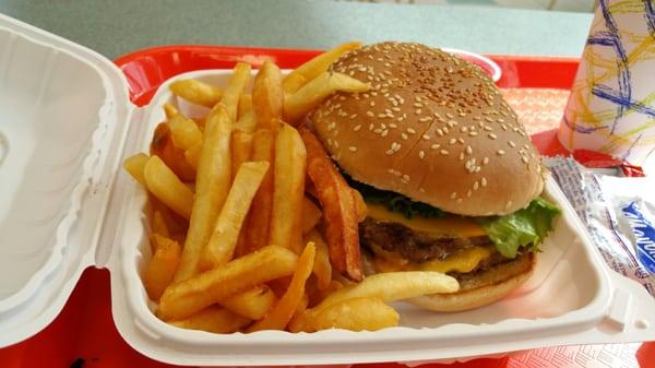 Double Cheeseburger...yum!