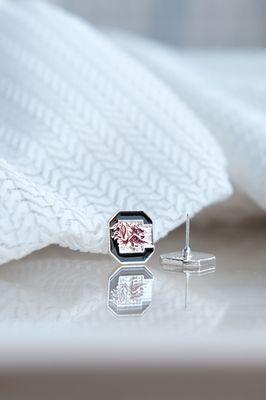 Collegiate licensed University of South Carolina stud earrings