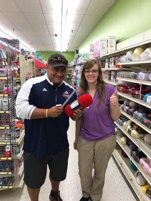 This young lady was a great help!