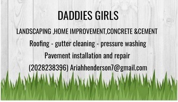 Daddies Girls Landscaping & Home Improvement