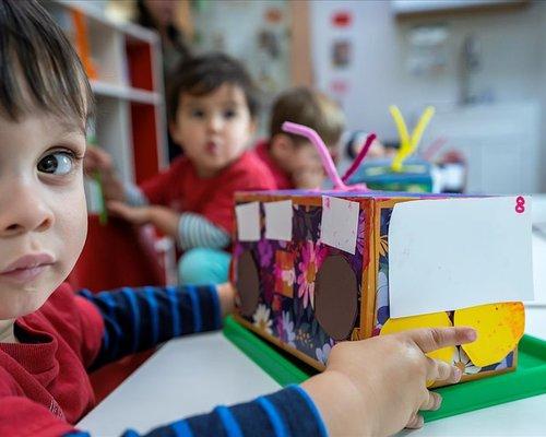 Moldovan Academy preschool's curriculum encourages children's creativity with open ended projects as well as teaching academics.