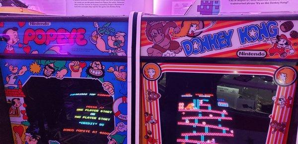 Popeye and Donkey Kong