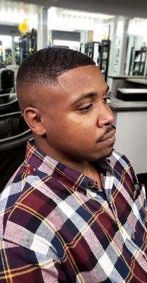 Bald Fade with Beard Trim