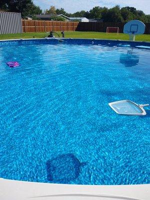 We service above ground pools!