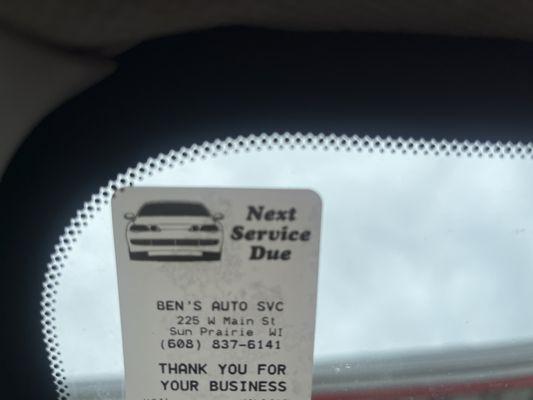 Ben's Auto Service