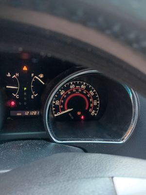 Two lights still on,  they told me to drive away it will go off... they talked to me with attitude while walking away.