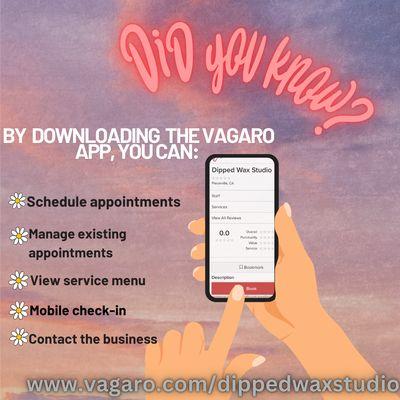 Mobile booking! Yelp would not let me attach my booking link- here is the info :)