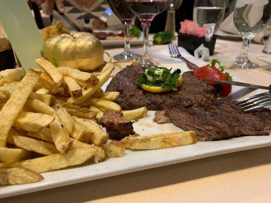 Skirt steak & fries