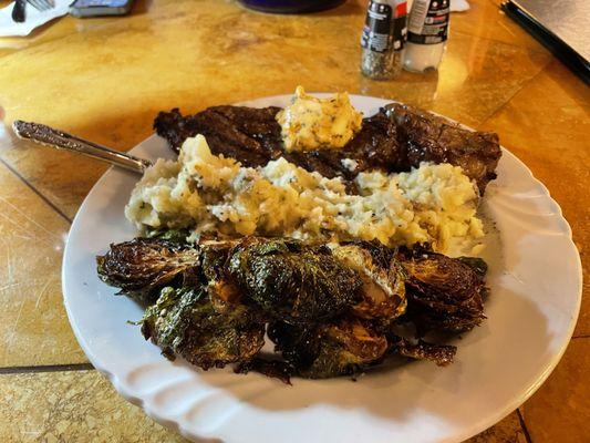 Bison Ribeye with Cowboy Butter