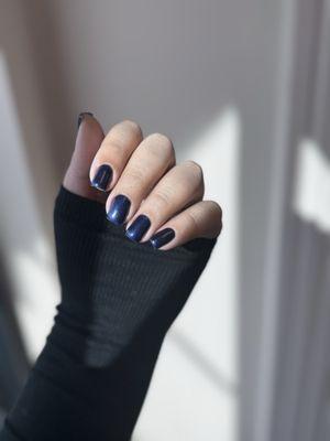 Russian Hard Gel Mani on my natural nails!