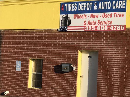 4 TIRES DEPOT & AUTO CARE 1501 4TH ST Brownwood, TX 76801