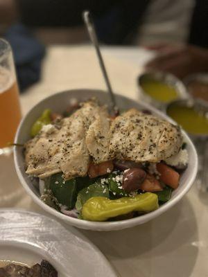 Greek chicken salad