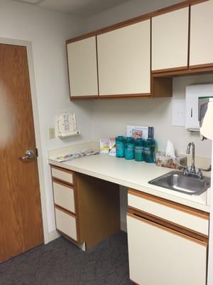 The room is very clean I was the first one in the waiting room I don't know why it's taking the doctor so long