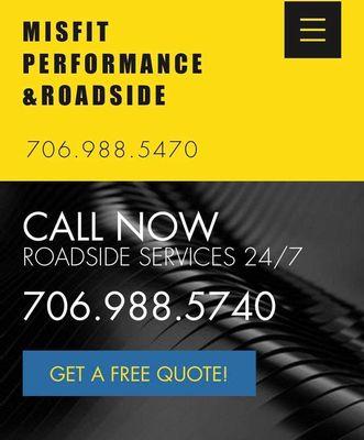 Misfit Performance & Roadside