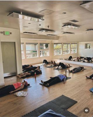 Yoga Session in Hot Room