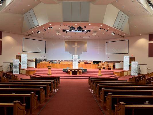 Retractable Banners for Church in Tysons