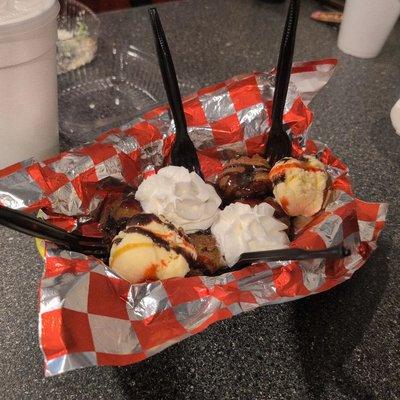Delicious fries Oreos