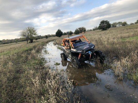 Some days it gets a little wet!