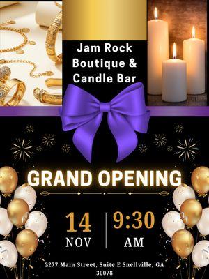 Candle Bar Grand Opening