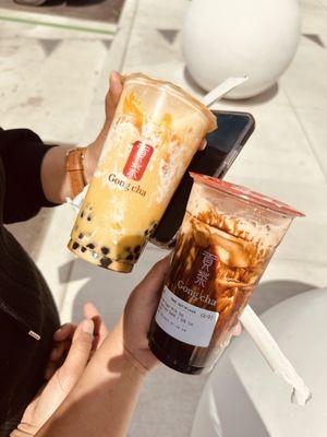 Mango Milktea and Brown Sugar Milktea a must try