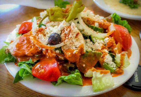 Greek Tawook (Chicken) Salad
