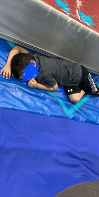 God knows for how long he was asleep for :(