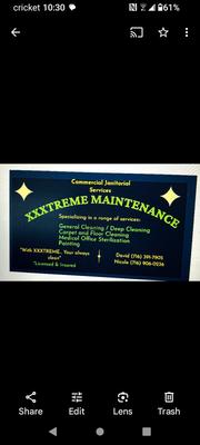 Xxxtreme Maintenance