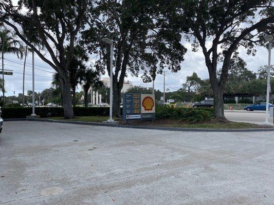 Fuel is one dollar a gallon higher here than everywhere else