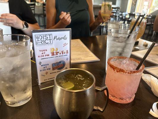 Drinks at the District