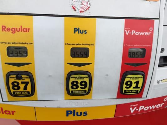 Stupid prices. 20 cents jump to Plus and 30 cents jump to VPower