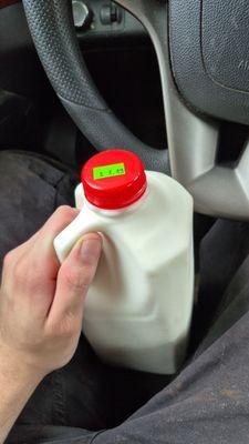 Overpriced items and 5 dollar minimum for card so you have to buy more stuff. 5 dollars for a GALLON of milk is alot but still makes sense.