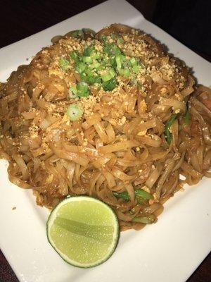 Shrimp Pad Thai-huge portion...2.5 out of 5. $11.95 5.7.17 Nice size shrimp as well