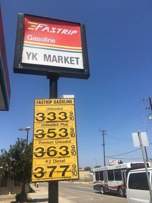 Gas station prices.. too high dawg