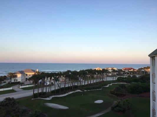 View of the beach club