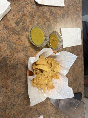 Chips and Chips Y Salsa