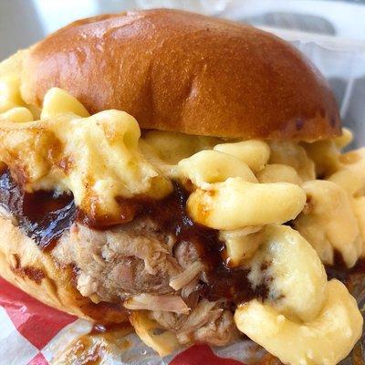 Cheesy Mac Piggy Stack. Loved this!