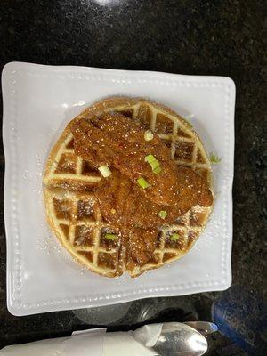 Chicken and waffles