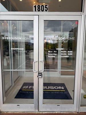 Ferguson Home Signage on Door