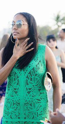 Flawless K-tip extensions that look so incredibly natural!