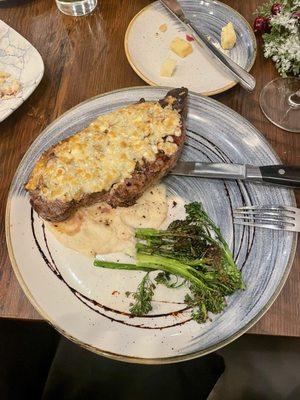 The steak was amazing!