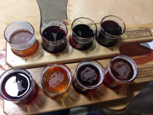 Two flights and you can taste all their available beers. Delicious!