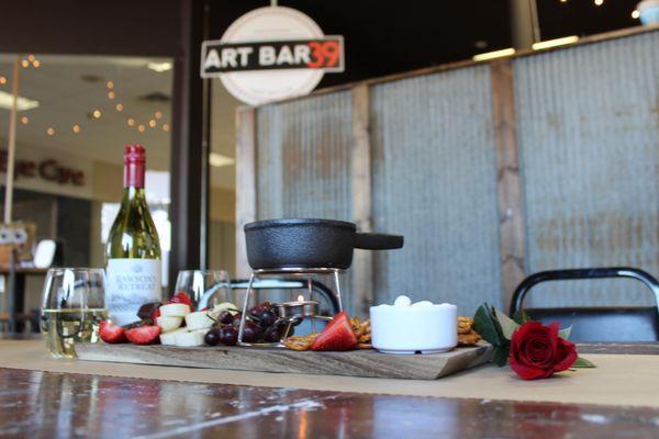 Chocolate Fondue - NEW item on our Menu! #gdaycafe