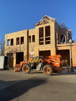 Mixed use development.