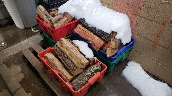 Precious fuel for the smoker.