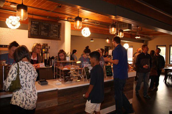 Beverages and a variety of snacks are available in our Grace Cafe.