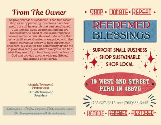 Redeemed Blessings