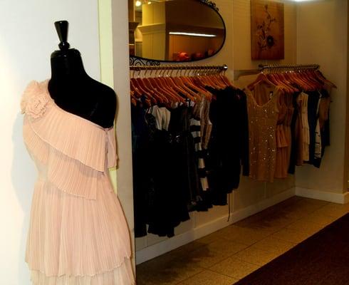 A sampling of the dresses Pala Pala has on display.