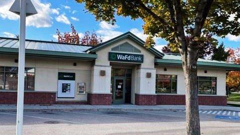 Photo of the WaFd Bank Branch location in Eagle, Idaho. Located at 701 E State St, Eagle, ID 83616