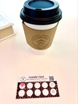 London Fog w/my new loyalty card